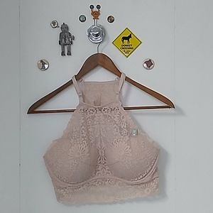 NWT Victoria Secret PINK Nude Lace pushup bra